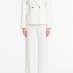 White Crepe Altura Florence Jacket